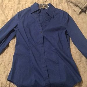Express slim fit essentials button up